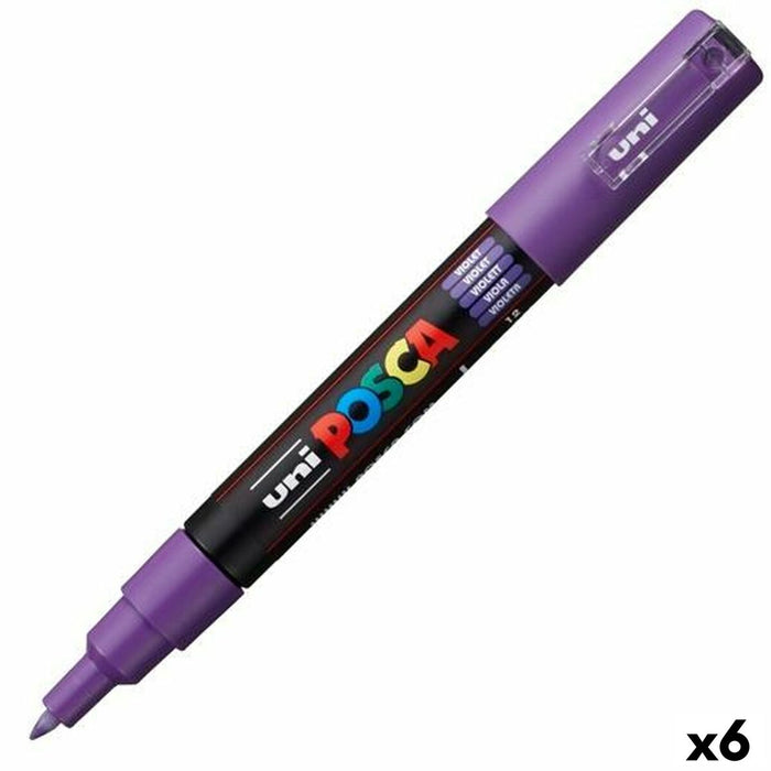 Carioci POSCA PC-1M Violet (6 Unități)