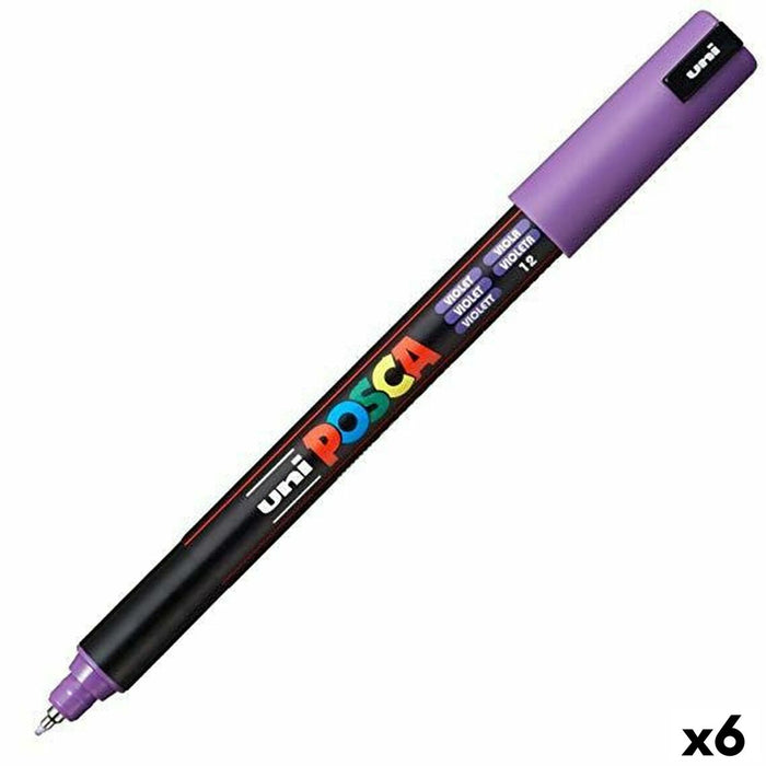 Carioci POSCA PC-1MR Violet (6 Unități)