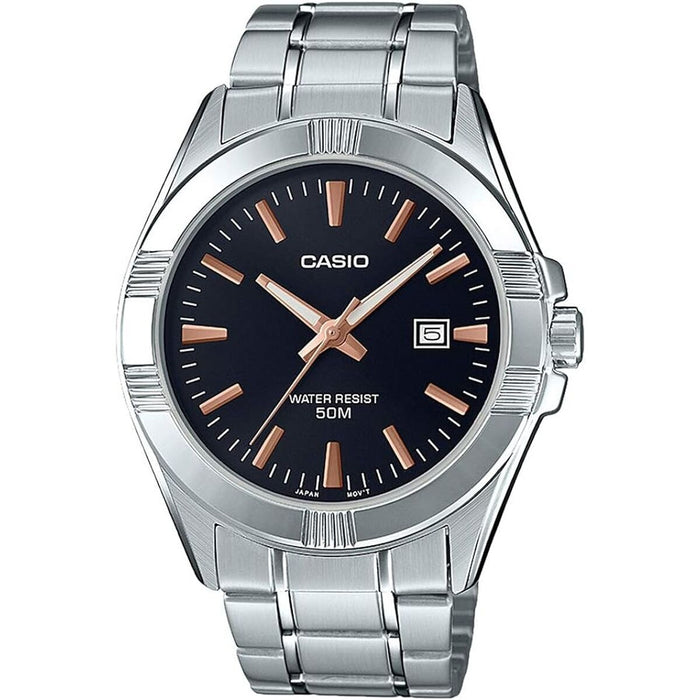Ceas Bărbați Casio COLLECTION Negru Argintiu (Ø 43,5 mm)