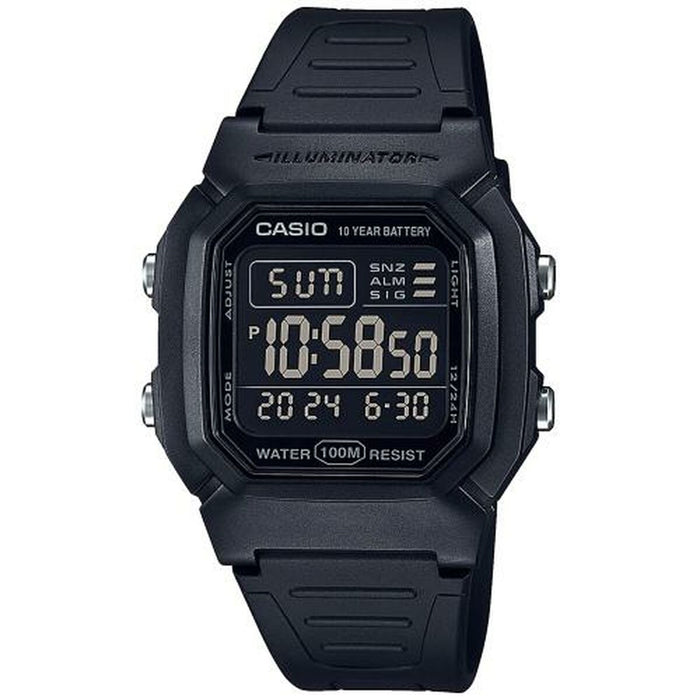 Ceas Bărbați Casio W-800H-1BVES Negru