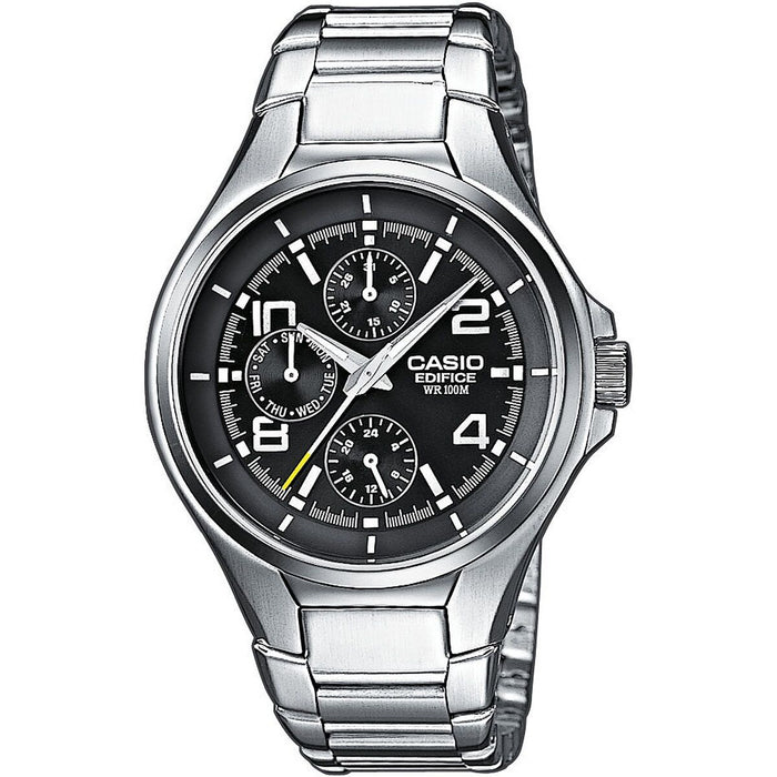 Ceas Bărbați Casio EF-316D-1AVEG Negru Argintiu (Ø 40,5 mm)