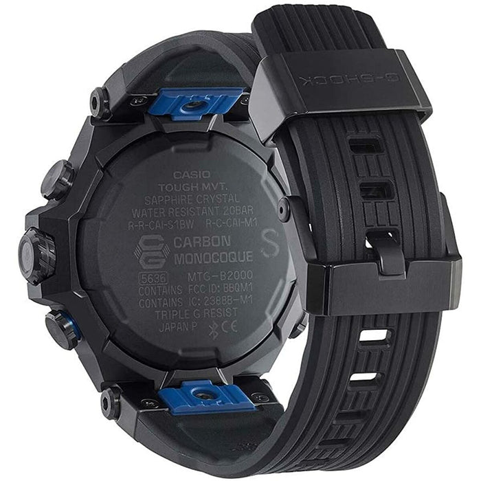 Ceas Bărbați Casio G-Shock METAL TWISTED-G DUAL CORE GUARD Negru (Ø 51 mm)