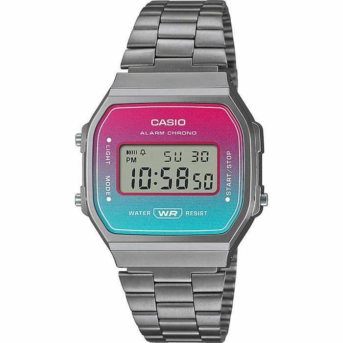 Ceas Unisex Casio ICONIC - RETRO VAPORTHEME SERIE Argintiu (Ø 35 mm)