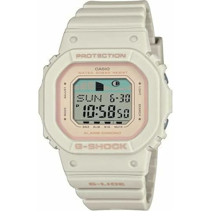 Ceas Damă Casio G-Shock G-LIDE WHITE - SURF TIDE GRAPHS