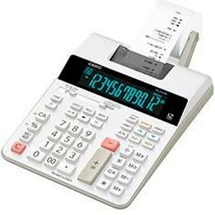 Calculator de imprimare Casio FR-2650RC Alb Negru/Alb
