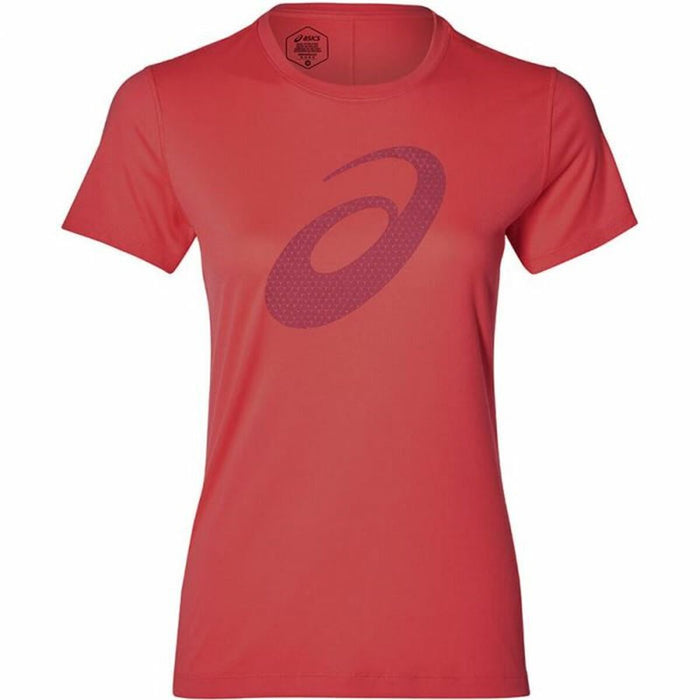 Tricou cu Mânecă Scurtă Femei Asics SS Graphic Roșu