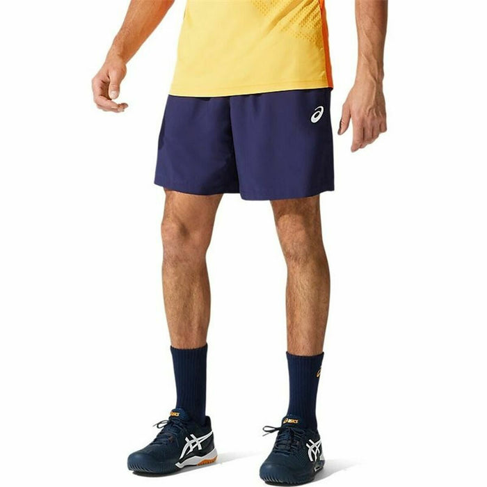 Pantaloni Scurți Sport pentru Bărbați Asics Court Albastru închis