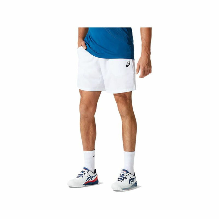 Pantaloni Scurți Sport pentru Bărbați Asics Court 7IN Alb
