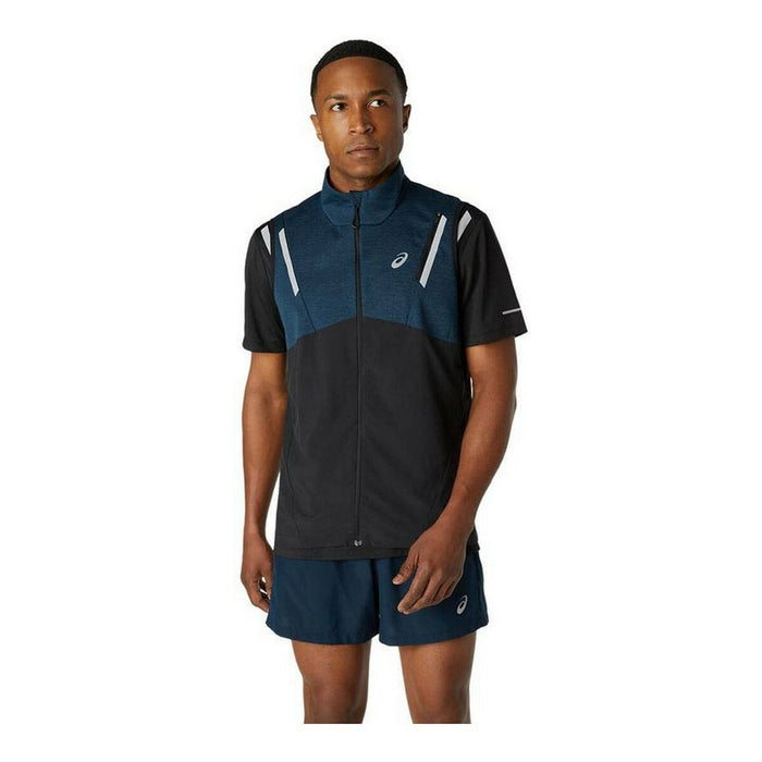 Vestă Sport de Bărbați Asics Lite-Show Albastru Negru