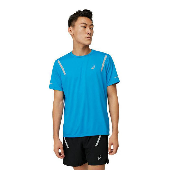 Tricou cu Mânecă Scurtă Bărbați Asics Life-Show Albastru