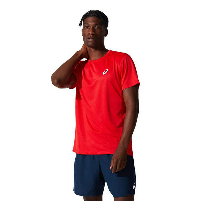 Tricou cu Mânecă Scurtă Bărbați Asics Core SS Roșu