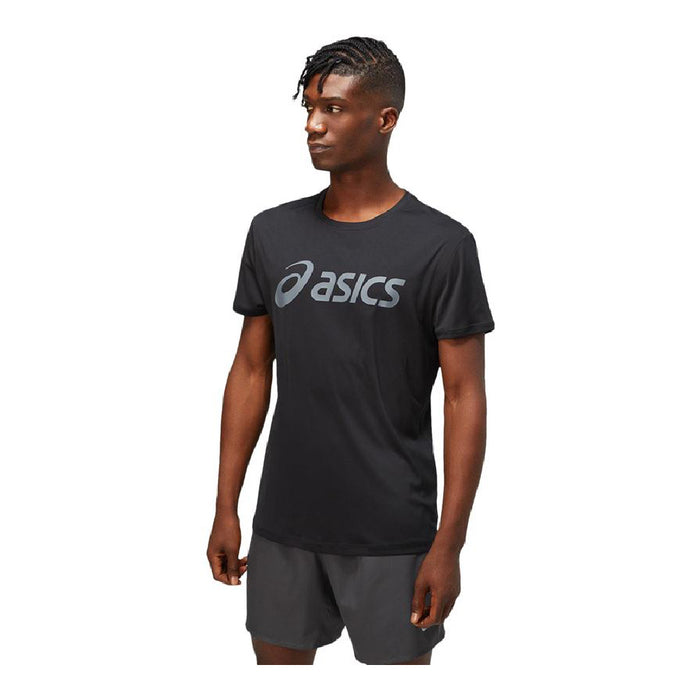 Tricou cu Mânecă Scurtă Bărbați Asics Core Negru