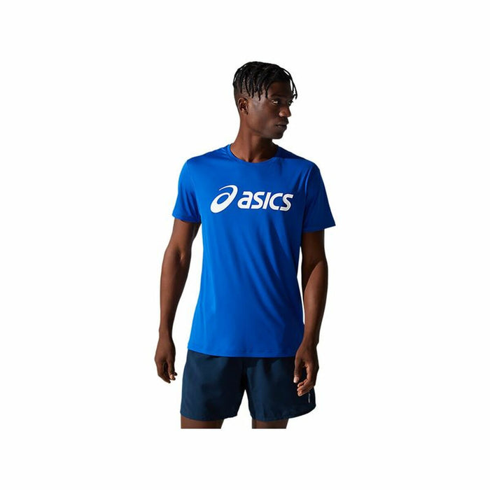 Tricou cu Mânecă Scurtă Bărbați Asics Core Albastru