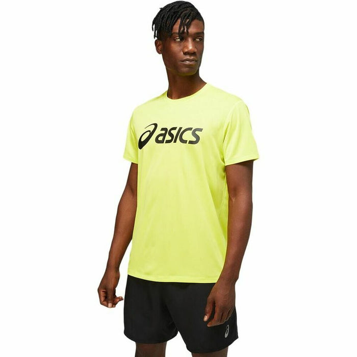 Tricou cu Mânecă Scurtă Bărbați Asics Core Galben
