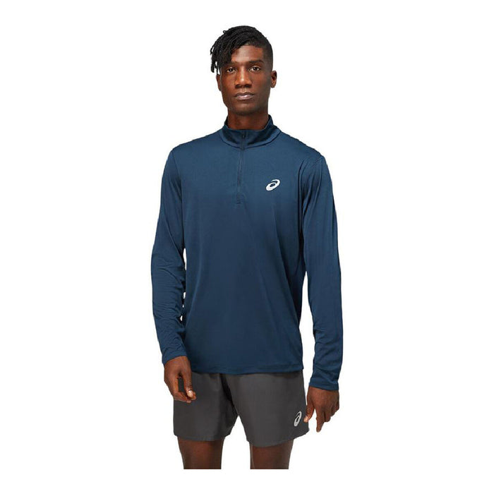 Tricou cu Mânecă Lungă Bărbați Asics Core LS Albastru