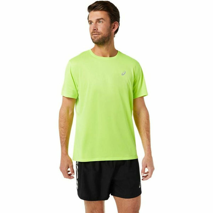 Tricou cu Mânecă Scurtă Bărbați Asics Katakana Verde