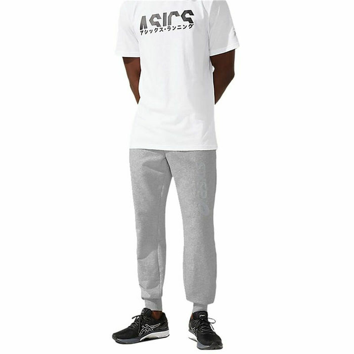 Pantaloni lungi de sport Asics Big Logo Gri Bărbați