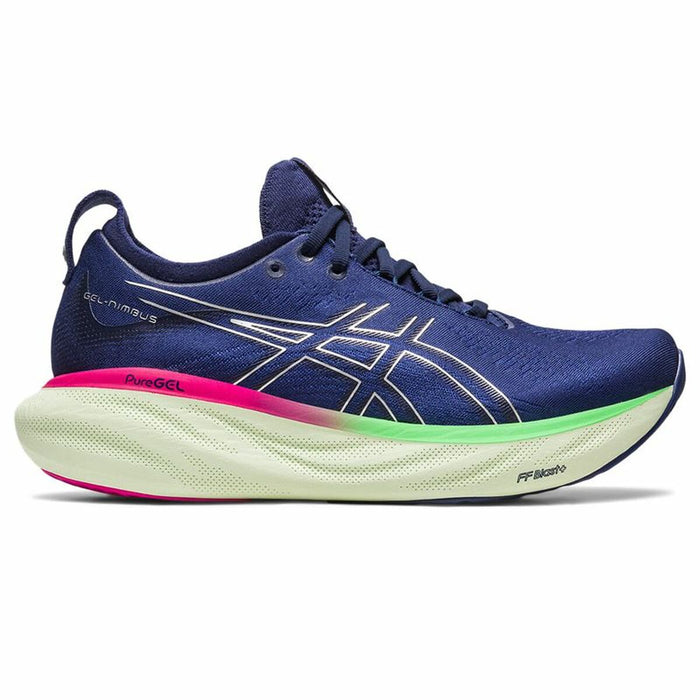 Încălțăminte de Running pentru Adulți Asics Gel-Nimbus 25 Femeie Bleumarin