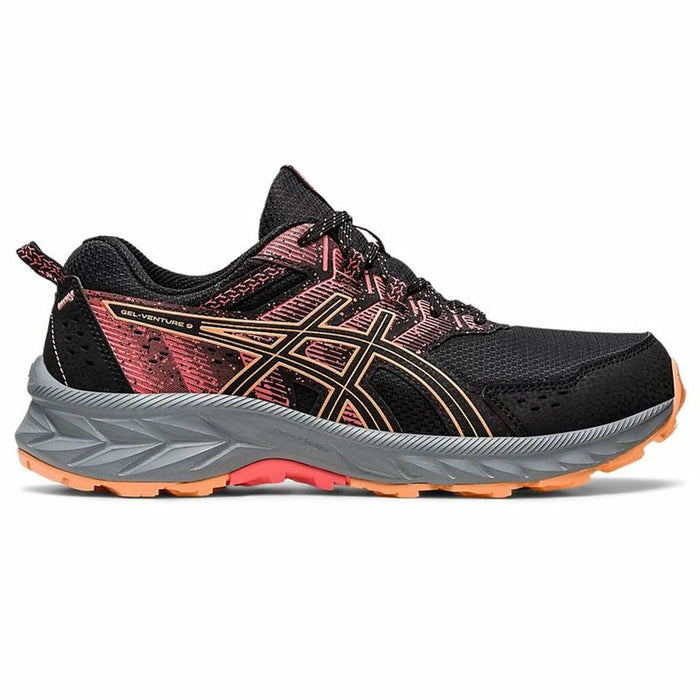 Pantofi sport pentru femei Asics Gel-Venture 9 Negru Portocaliu