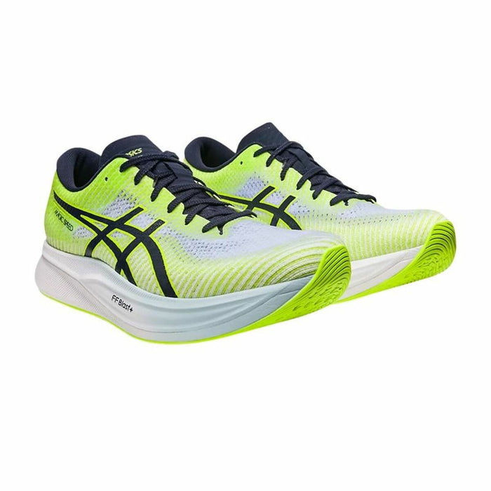 Încălțăminte de Running pentru Adulți Asics Magic Speed 2 Verde lămâie Bărbați