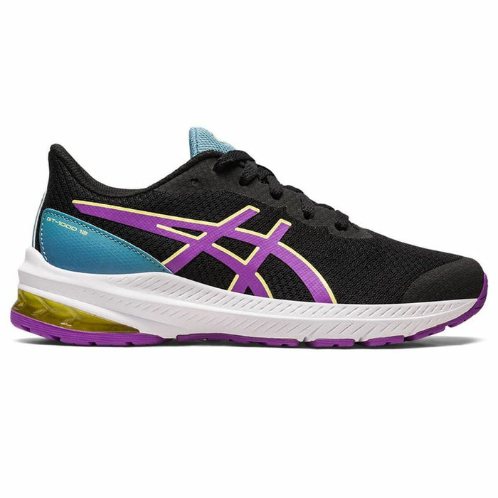 Încălțăminte de Running pentru Copii Asics GT-1000 12 GS Mov Negru