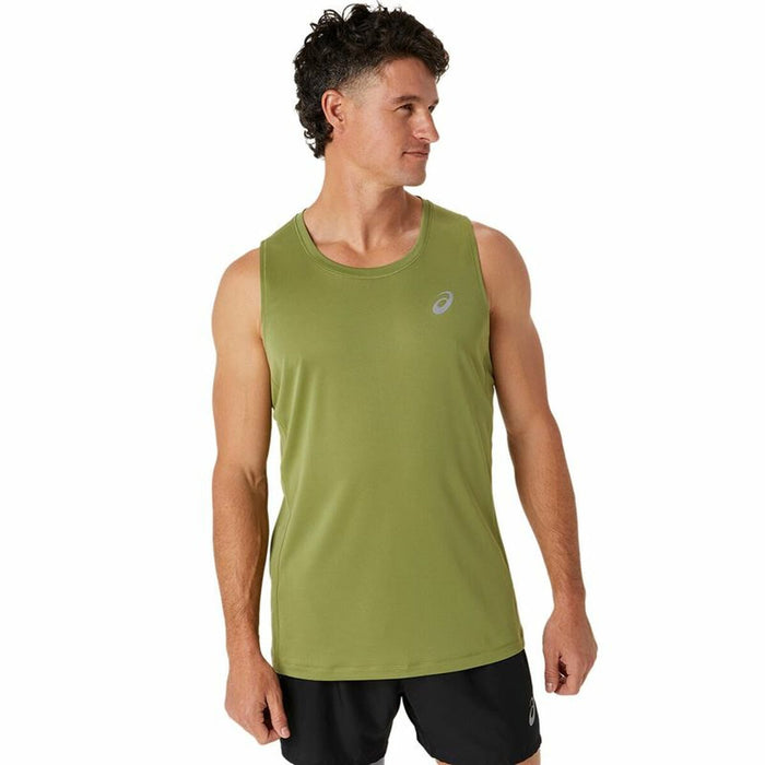 Tricou cu Bretele Bărbat Asics Core Singlet Verde