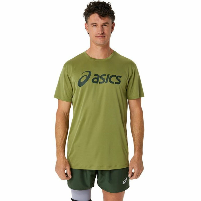 Tricou cu Mânecă Scurtă Bărbați Asics Core Top Verde militar