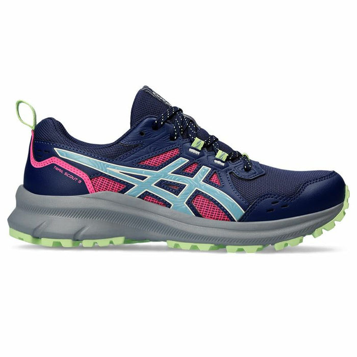Încălțăminte de Running pentru Adulți Asics Scout 3 Munte Femeie Albastru închis
