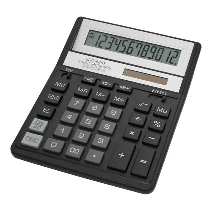 Calculator Citizen SDC-888X Negru Plastic
