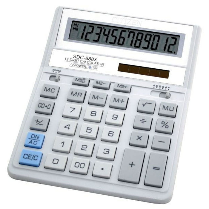 Calculator Citizen SDC888XWH                       Alb Negru Plastic 15,3 x 3,3 x 20,3 cm