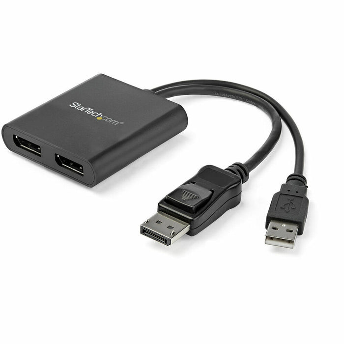 Splitter DisplayPort Startech MSTDP122DP Negru 4K Ultra HD