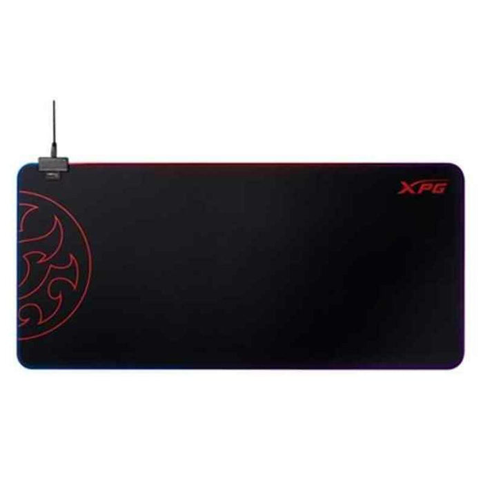 Covoraș Gaming cu Iluminat LED RGB XPG 75260017 Negru Catifea cord