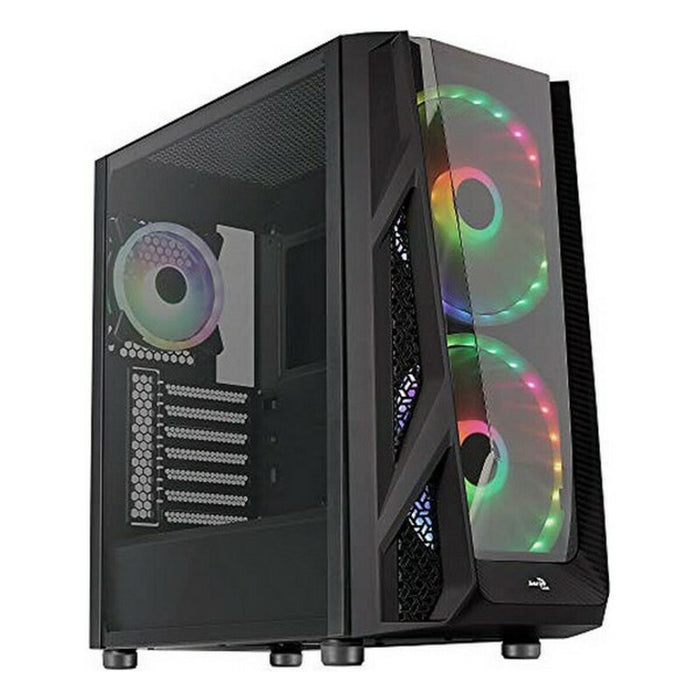 Cutie Semiunitate Micro ATX / Mini ITX / ATX Aerocool ACCM-PB20033.11 RGB USB 3.0 Ø 20 cm Negru