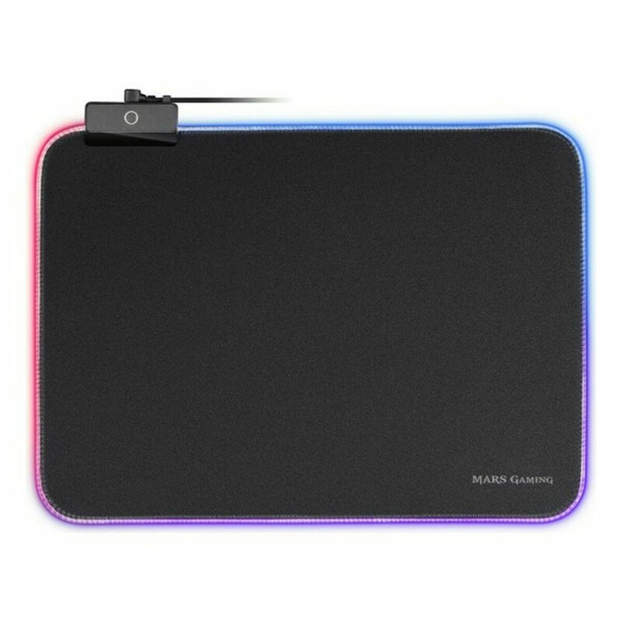 Covoraș Gaming cu Iluminat LED Mars Gaming MMPRGBL RGB LED Negru