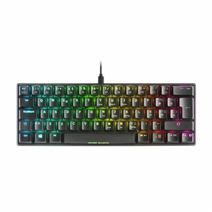 Tastatură Gaming Mars Gaming MKMINIBRES Qwerty Spaniolă