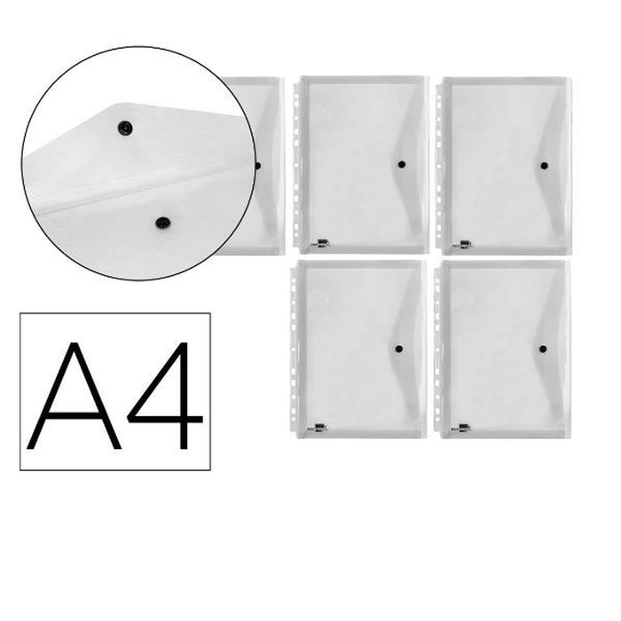 Dosar Liderpapel DS49 Transparent A4 (5 Unități)
