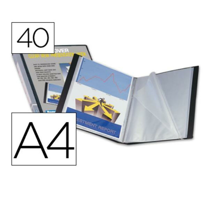 Mapă pentru Documente Liderpapel CJ61 Negru A4