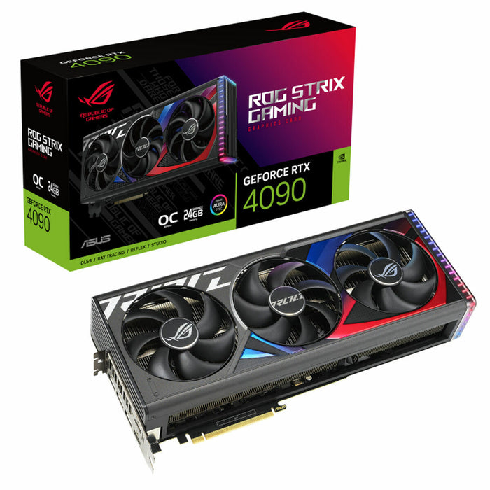 Placă Grafică Asus ROG-STRIX-RTX4090-O24G-GAMING 24 GB GDDR6 NVIDIA GeForce RTX 4090
