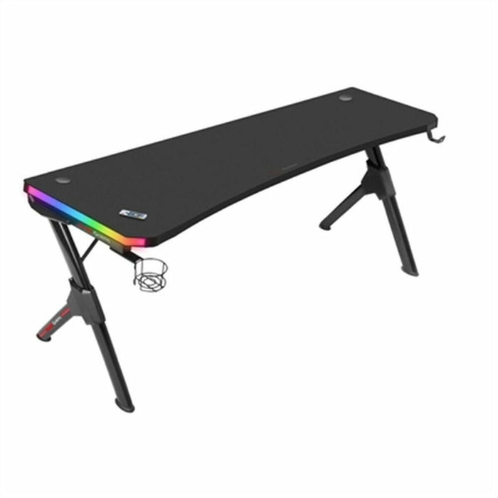 Birou Mars Gaming MGDXLRGB Negru Oțel 160 x 60 cm