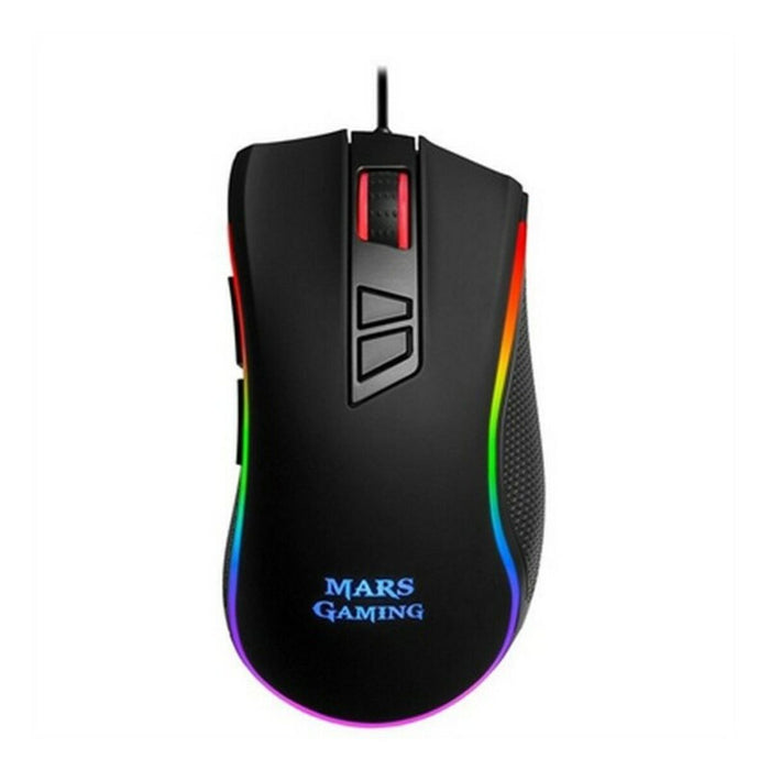 Mouse Gaming cu LED Mars Gaming MM218 10000 dpi