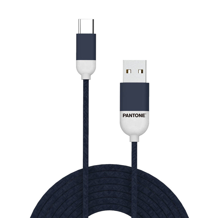 Cablu USB-C la USB Pantone PT-TC001-5N Albastru închis 1,5 m