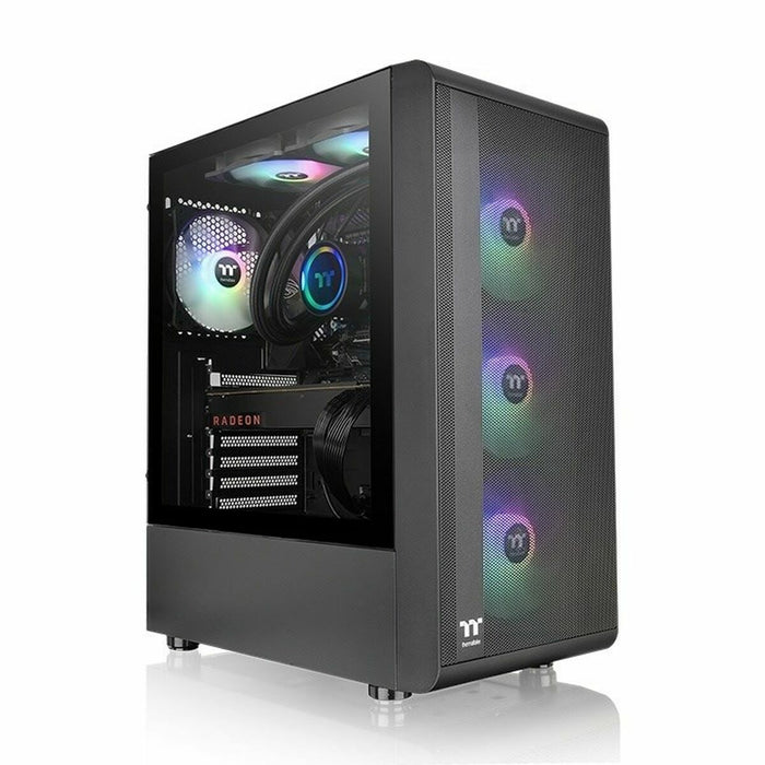 Unitate Semi-tower ATX THERMALTAKE S200 TG ARGB Negru