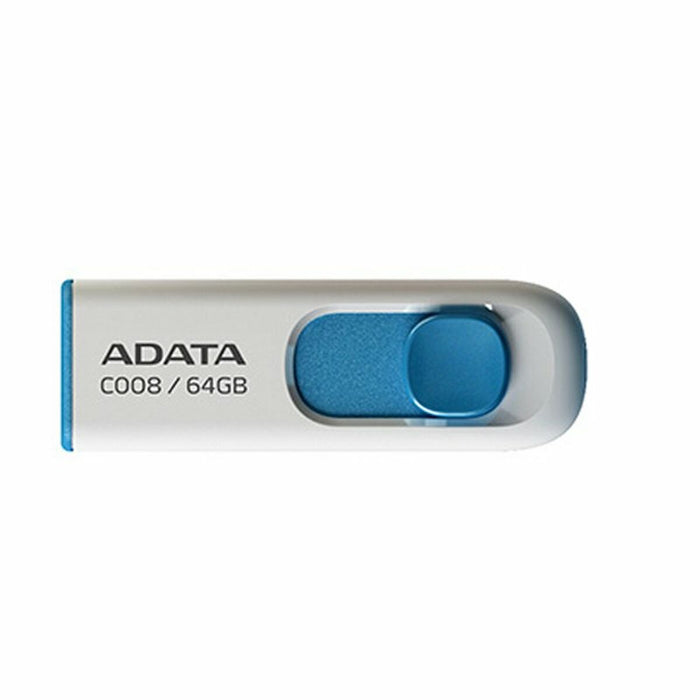 Memorie USB Adata AC008-64G-RWE 64 GB Alb Albastru/Alb 64 GB