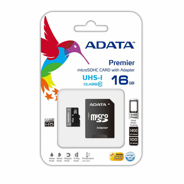 Card de Memorie Micro SD cu Adaptor Adata CLASS10 16 GB