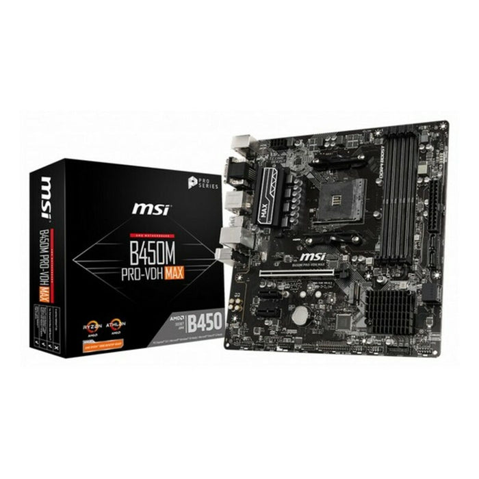 Placă de Bază MSI 7A38-043R mATX AM4 AMD AM4 AMD B450 AMD