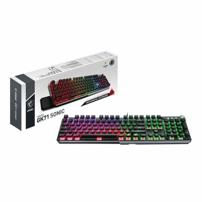 Tastatură Gaming MSI VIGOR GK71 SONIC RED FR AZERTY Franceză
