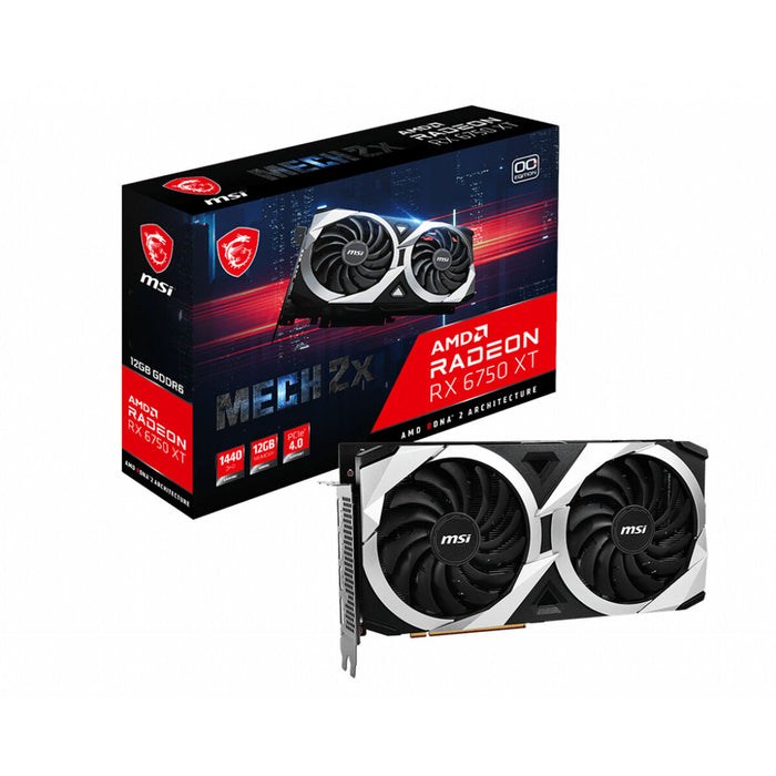 Placă Grafică MSI Radeon RX 6750 XT MECH 2X 12G OC RADEON RX 6750 XT 12 GB GDDR6