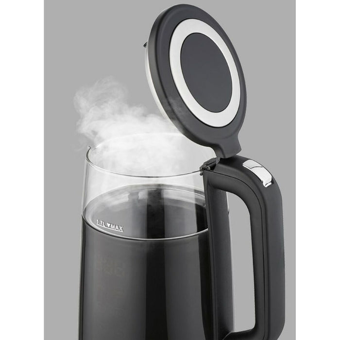 Fierbător Feel Maestro MR-049 Negru Transparent Geam Sticlă borosilicată 2200 W 1,7 L
