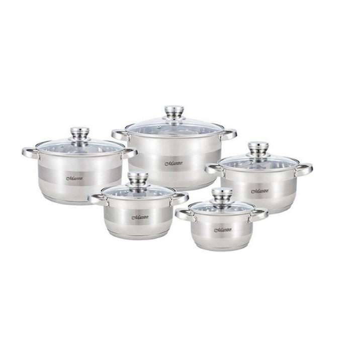 Tigaie Feel Maestro MR-2220 Oțel Oțel inoxidabil Ø 18 cm Ø 24 cm Ø 20 cm Ø 16 cm (5 Unități)
