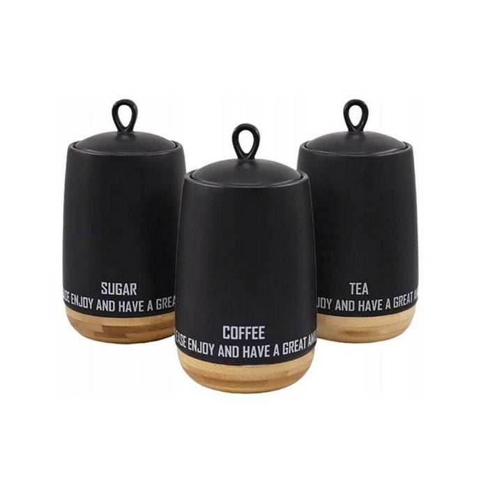 Set de 3 tuburi Feel Maestro MR-20029-03CS Ceramică (3 Piese)